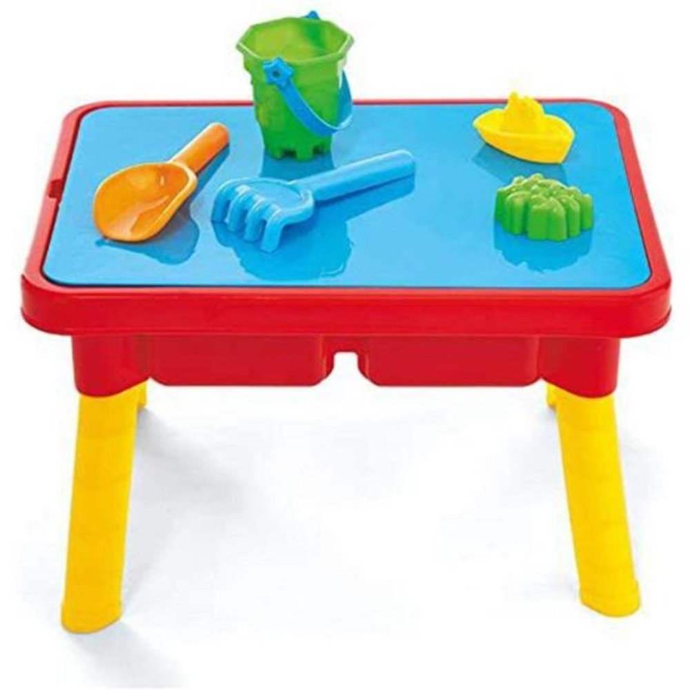 Toddler Sensory Kid Table with Lid | Sensory Bin |Mega Block Compatible Lid, Red
